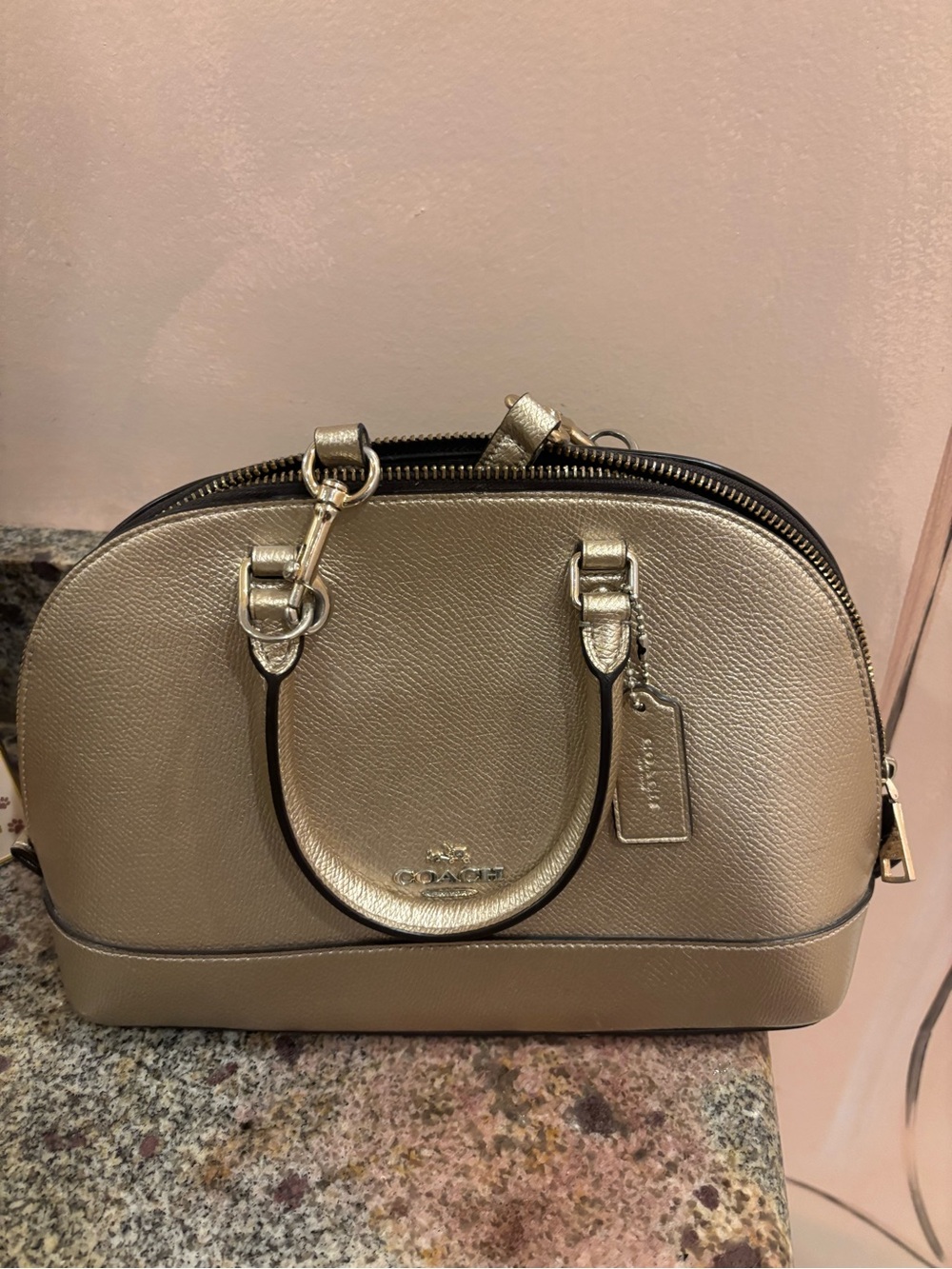 Coach Gold Dome Satchel